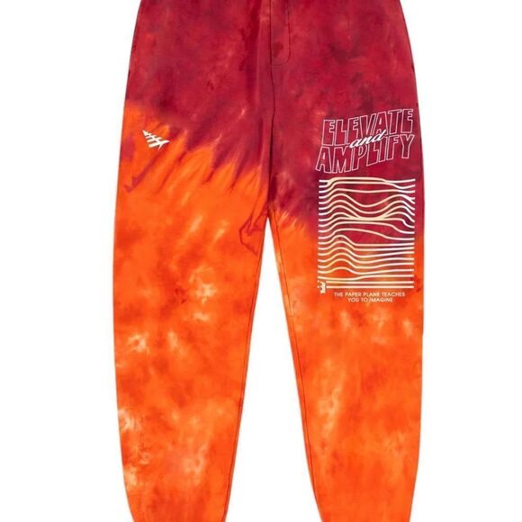 paper planes Other - Paper planes RICH OR DYE FRENCH TERRY JOGGERS - SUNSET